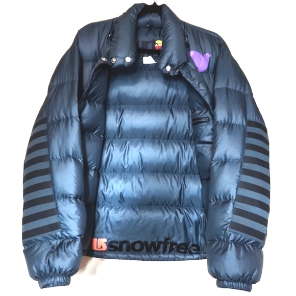 RARE!! Burton + Free City Collaboration Dry Ride Down Puffer Jacket Men's Small - Picture 7 of 16